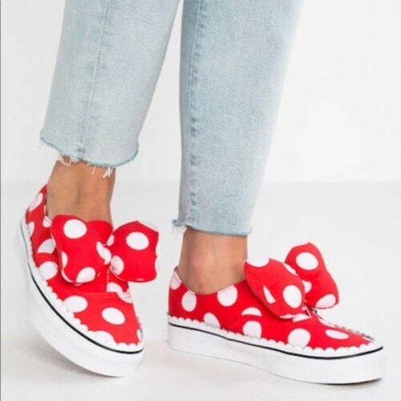 Vans X Disney 90th Anniversary Shoes - Minnie's Bow (Authentic Gore) - Picture 7 of 7